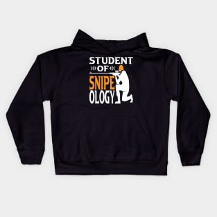 Student of Snipeology Gaming Sniper Kids Hoodie